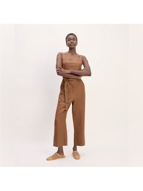 Everlane - The Linen Side Button Jumpsuit - 10